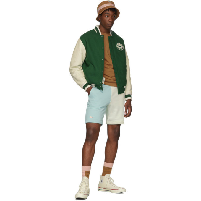 golf le fleur lacoste teddy jacket green