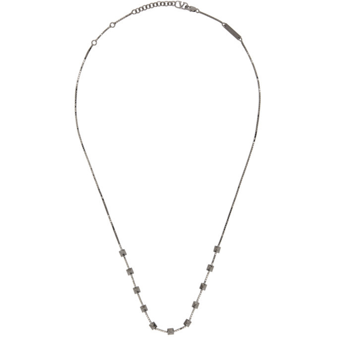 Valentino Gunmetal Rockstud Chain 