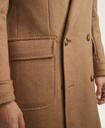 Brooks Brothers Men's Camel Hair Peak Lapel Coat | Brown