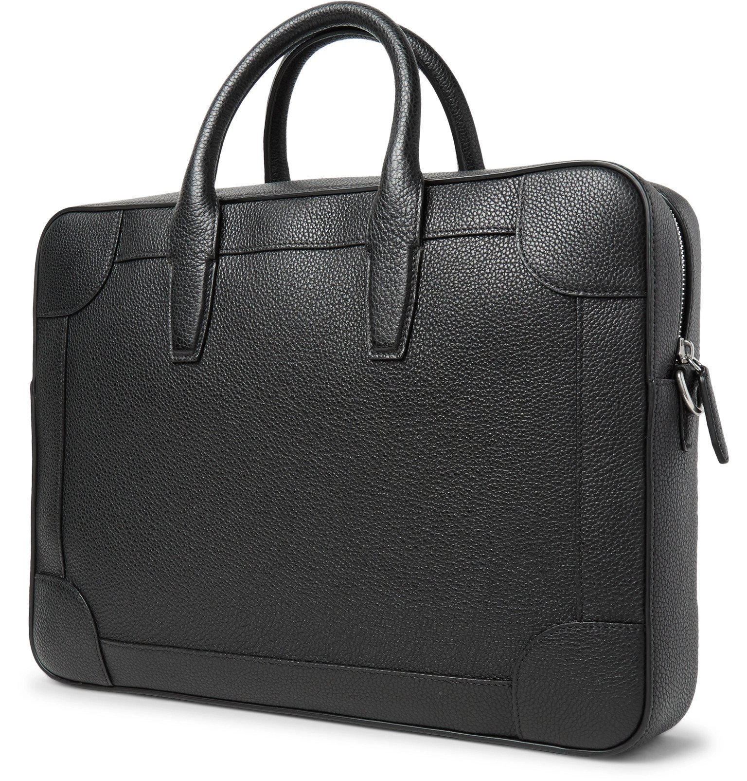 Mulberry - Belgrave Full-Grain Leather Briefcase - Black Mulberry