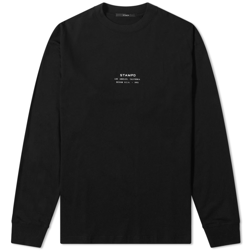 Stampd Stacked Logo Long Sleeve Tee Stampd
