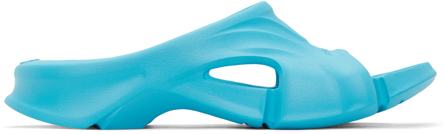 Photo: Balenciaga Blue Mold Slide Sandals
