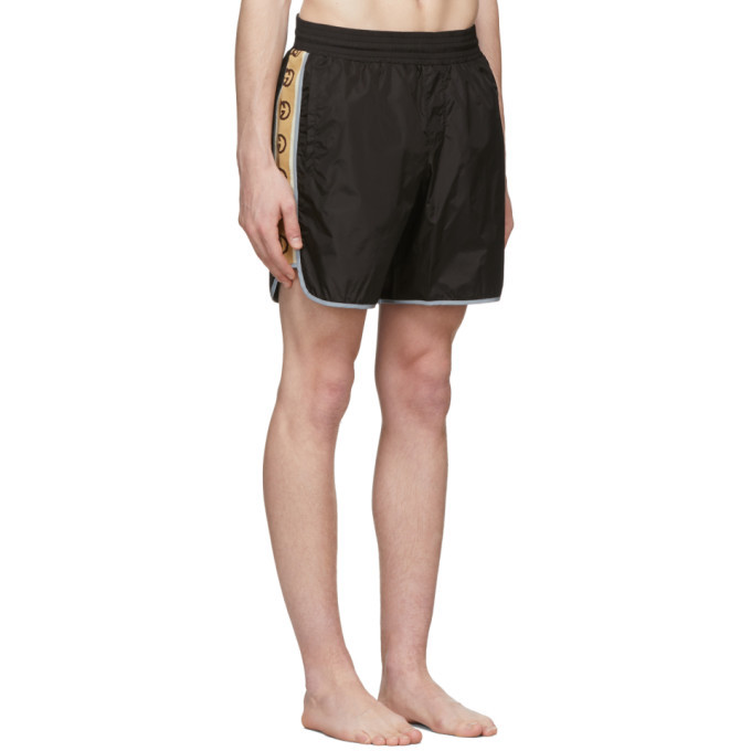 gucci nylon swim shorts