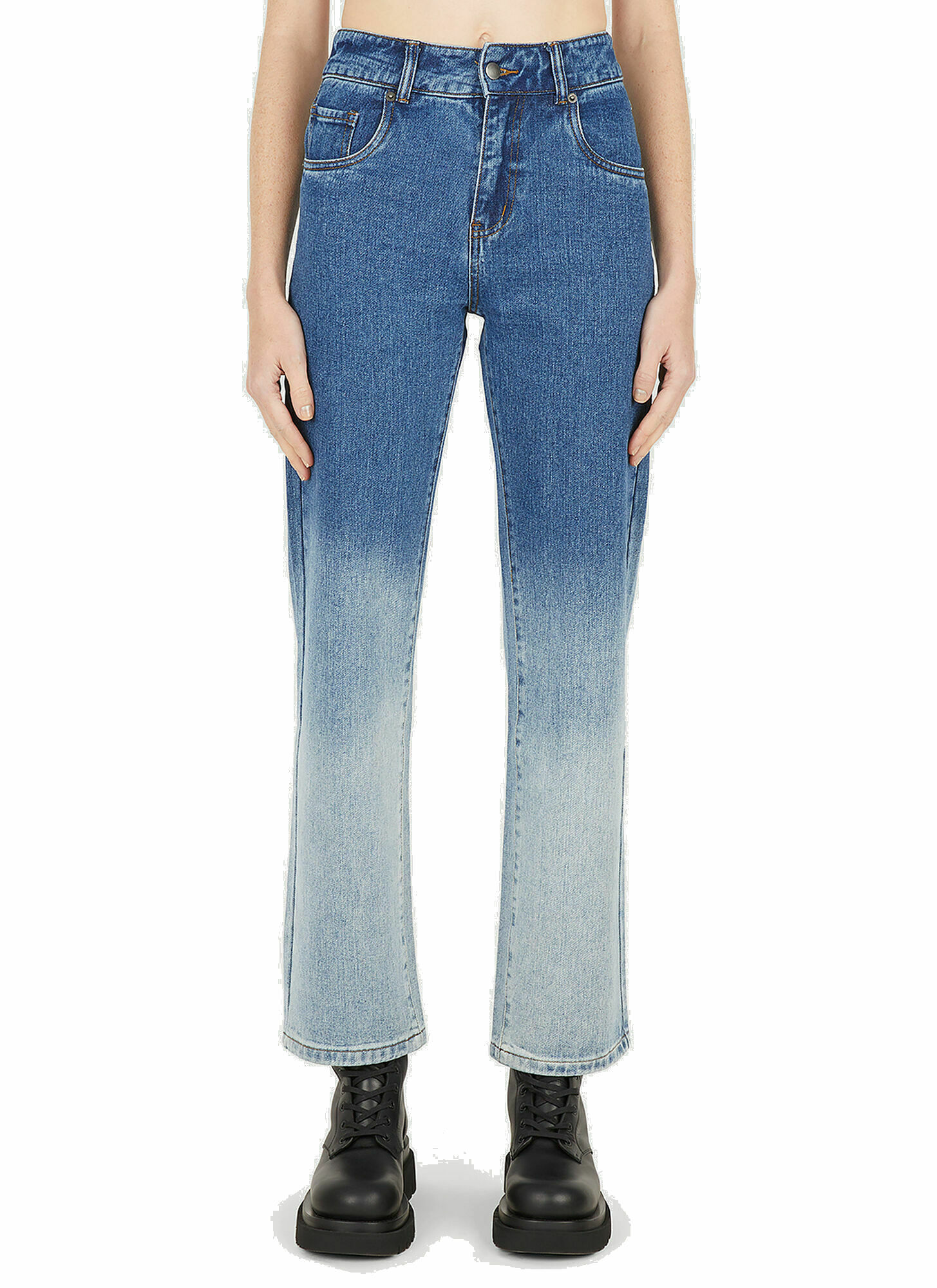 Ombre Jeans In Blue Wynn Hamlyn