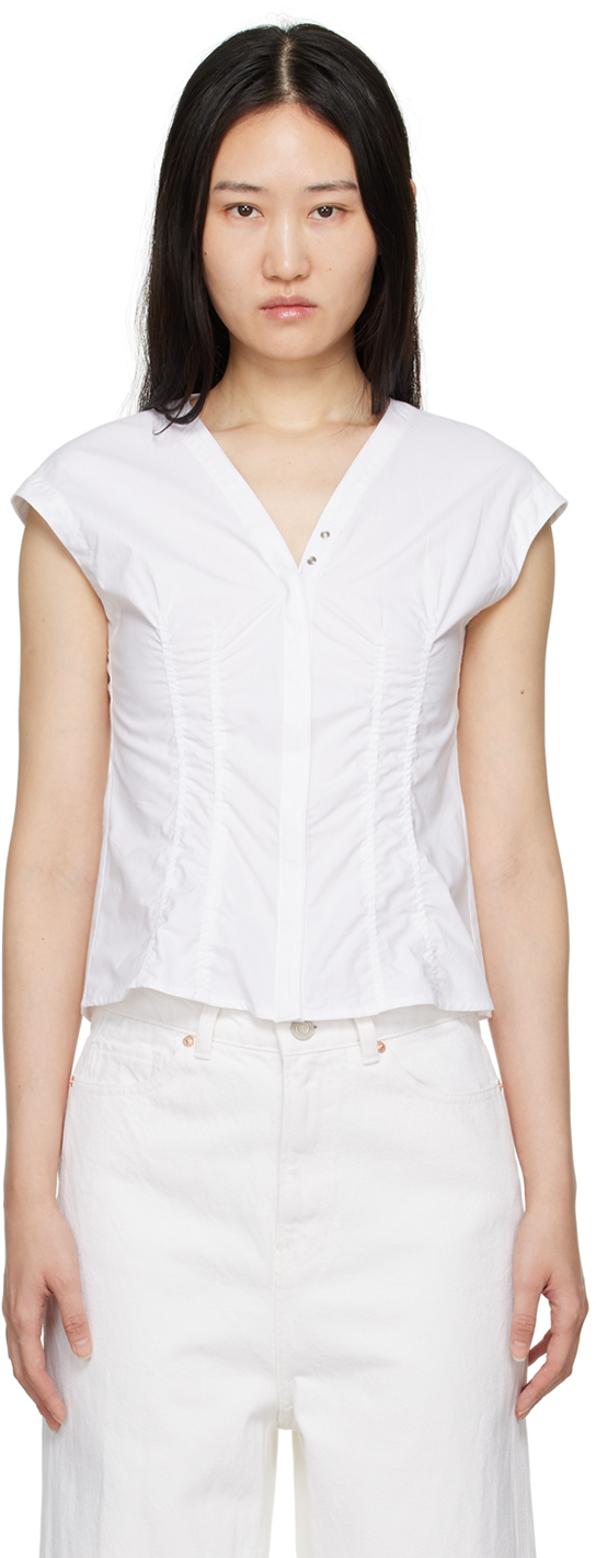 VMNEWWIND LS V-NECK BLOUSE BF main image 0
