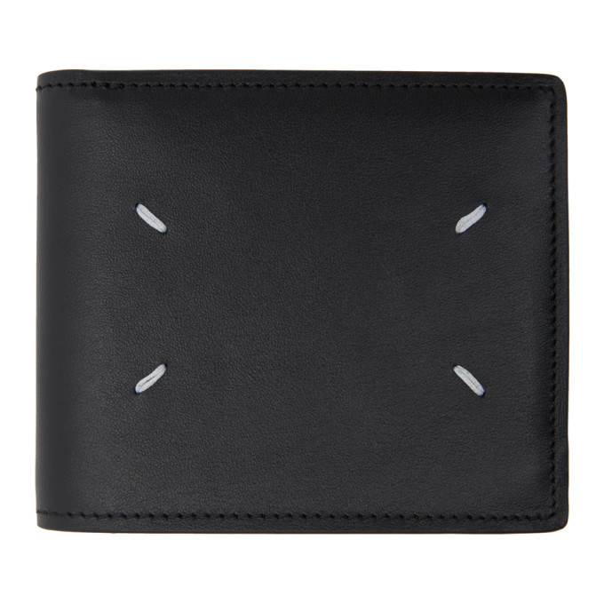 Maison Margiela Black Embroidered Truth Wallet Maison Margiela