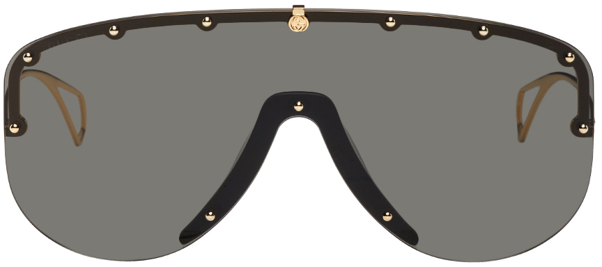 Gucci Black And Gold 99 Sunglasses Gucci