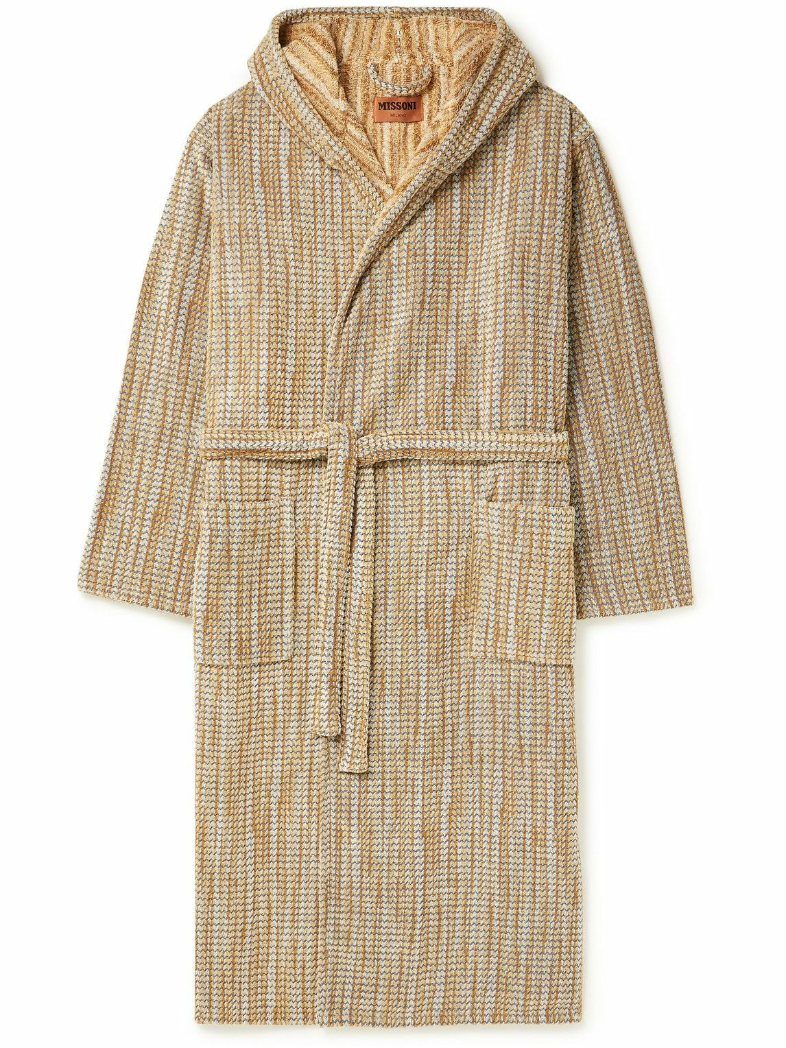 Missoni Home Billy CottonTerry Hooded Robe Brown Missoni Home