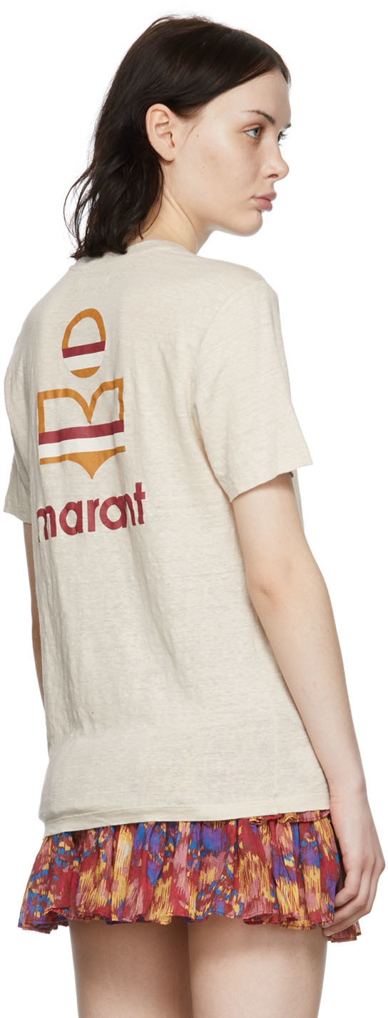 Isabel Marant Etoile Beige Zewel T-Shirt