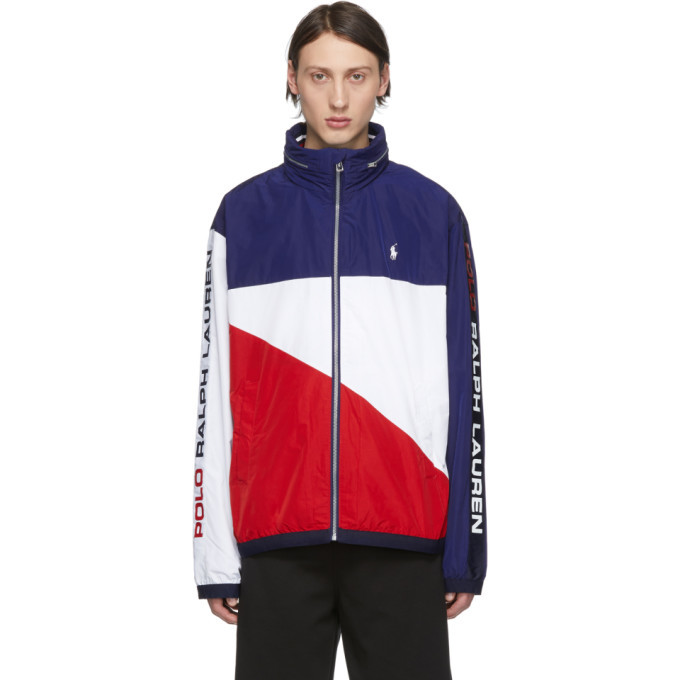 Polo Ralph Lauren Blue and Red Chariots Jacket Polo Ralph Lauren