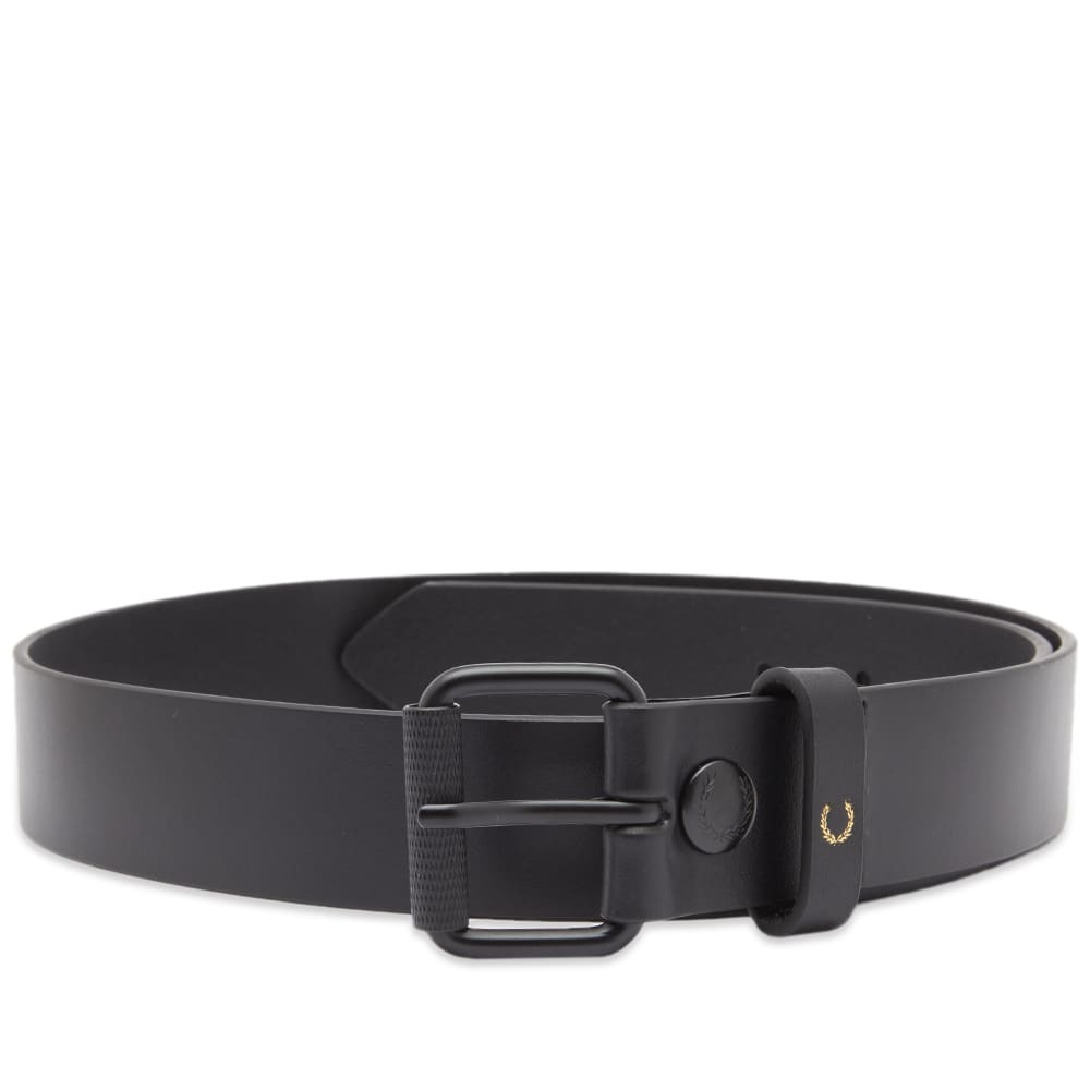 Fred Perry Authentic Men's Leather Belt in Black Fred Perry Authentic