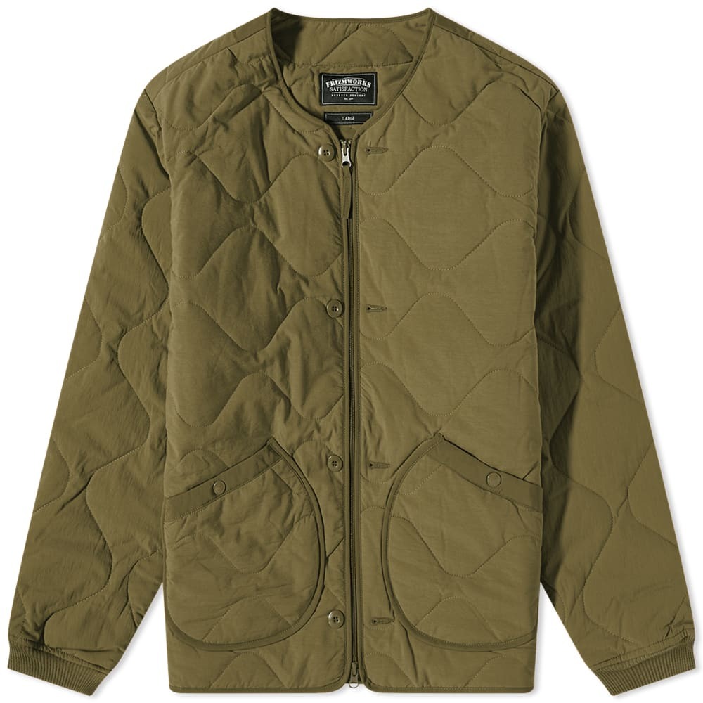 FrizmWORKS Men's M1965 Field Liner Jacket 004 in Olive FrizmWORKS