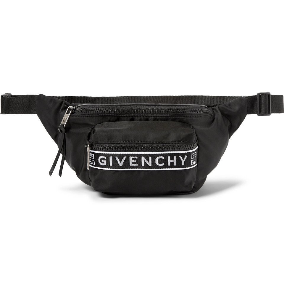 Givenchy - Logo-Jacquard Nylon Belt Bag - Men - Black Givenchy