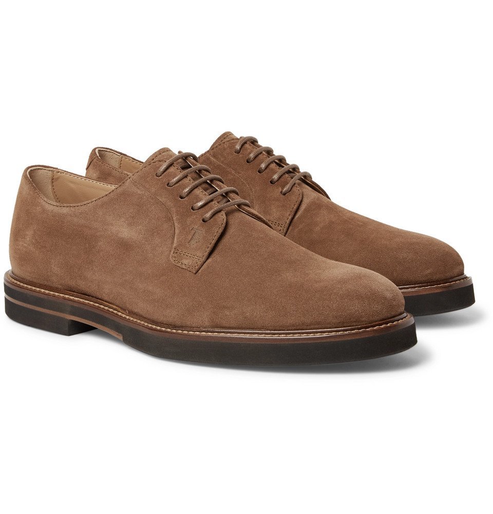 Tod's - Suede Derby Shoes - Men - Light brown Tod's