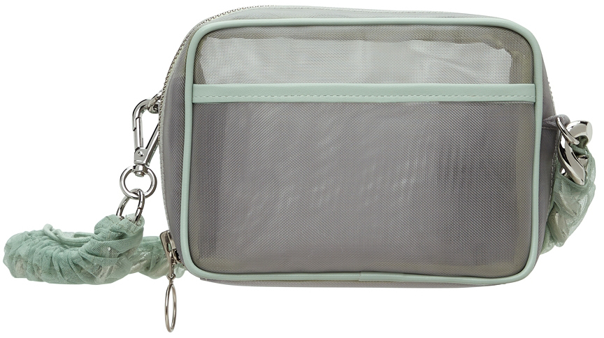 KARA Green Tulle Camera Bag Kara