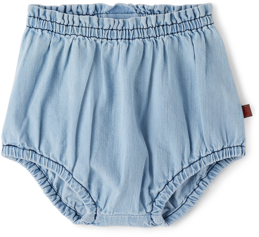 Wynken Baby Blue Chambray Bloomers