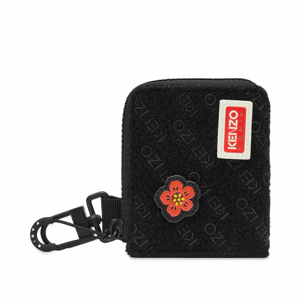 Kenzo Men's Military Small Zip Wallet in Black Kenzo