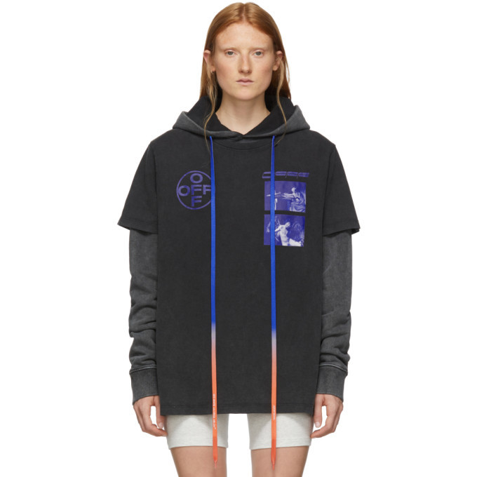 off white hardcore caravaggio hoodie