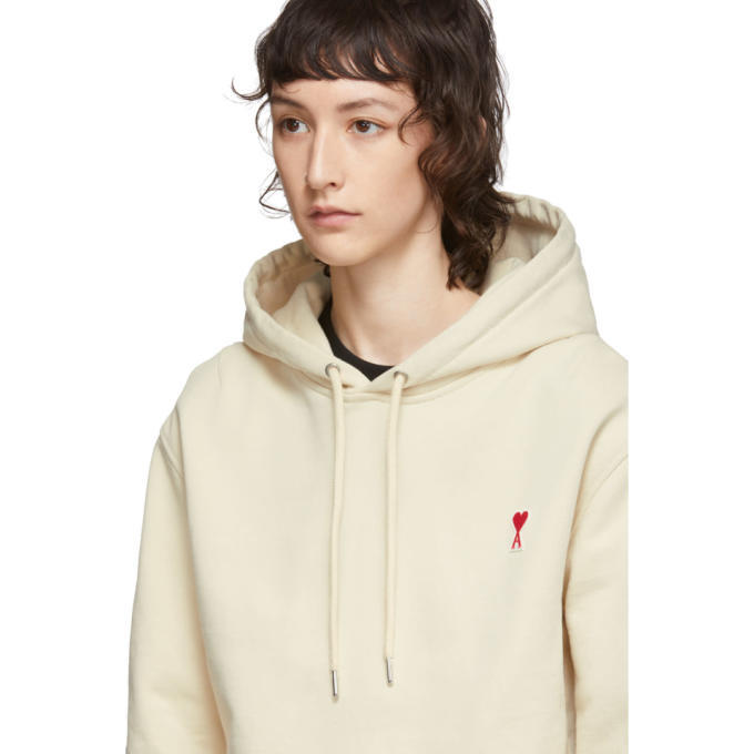 ami hoodie beige