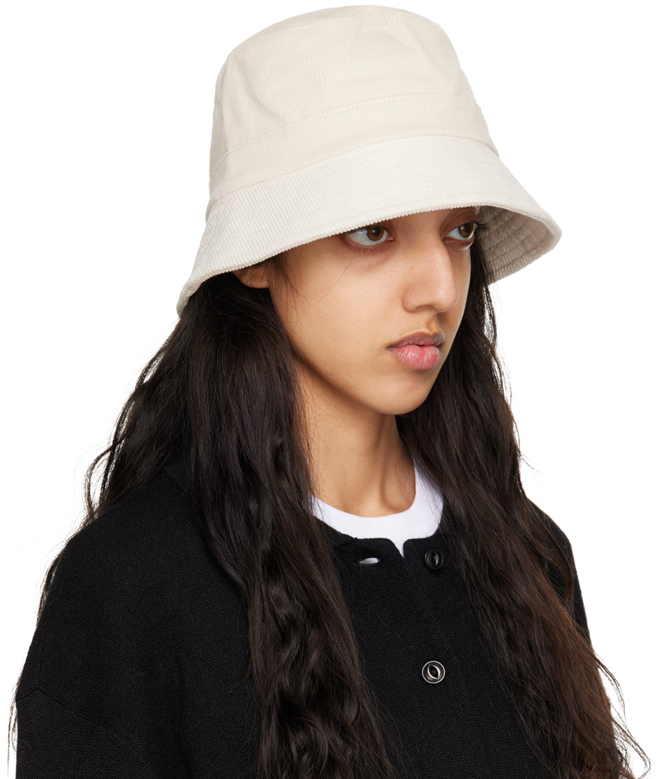 YMC Beige Quilted Bucket Hat YMC