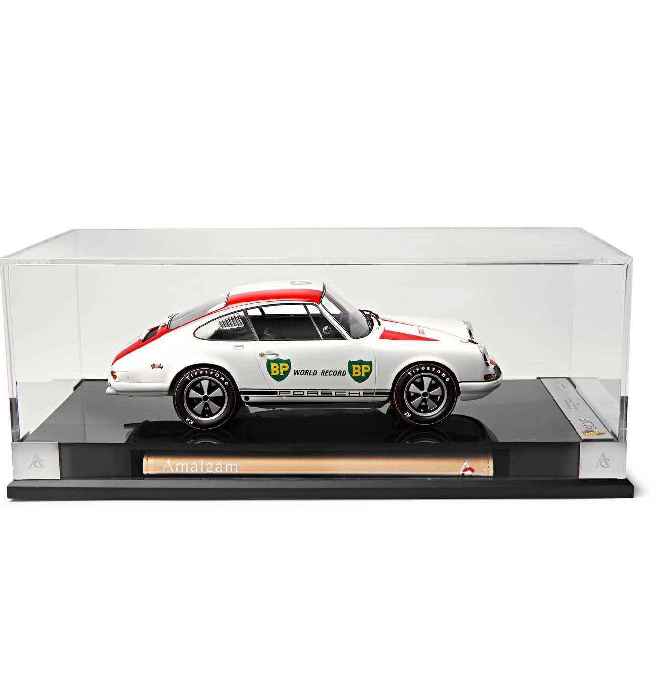 Amalgam Collection Porshe 911R 1967 118 Model Car White Amalgam