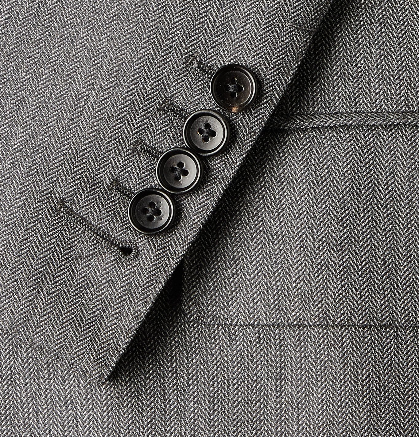 TOM FORD - Shelton Slim-Fit Herringbone Wool and Silk-Blend Suit Jacket -  Gray TOM FORD