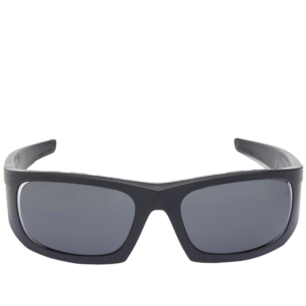 Prada Eyewear Men's Linea Rossa PS 02YS Sunglasses in Matte Black/Dark ...