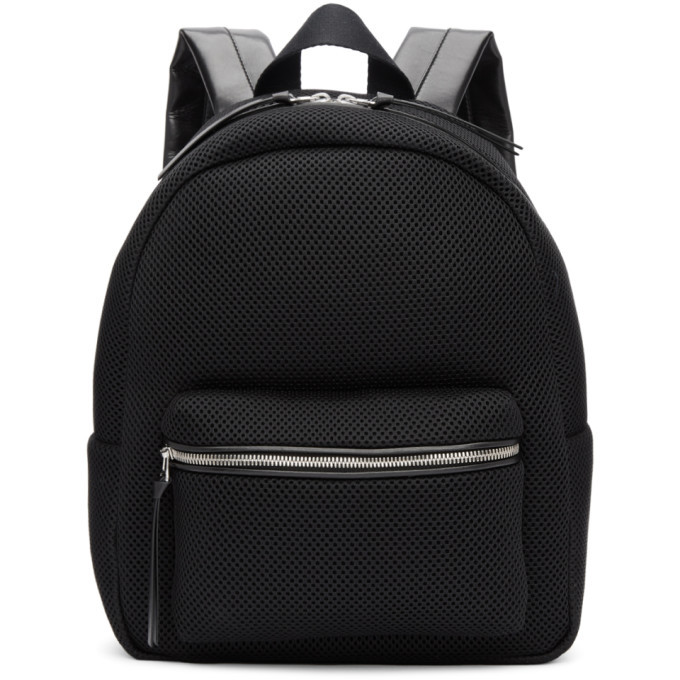 black mesh backpack