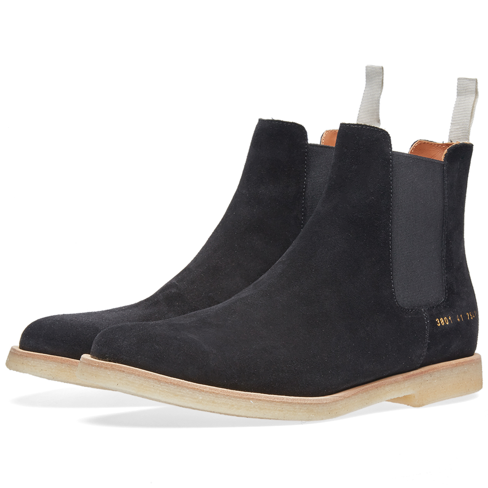 woman by common projects chelsea boot