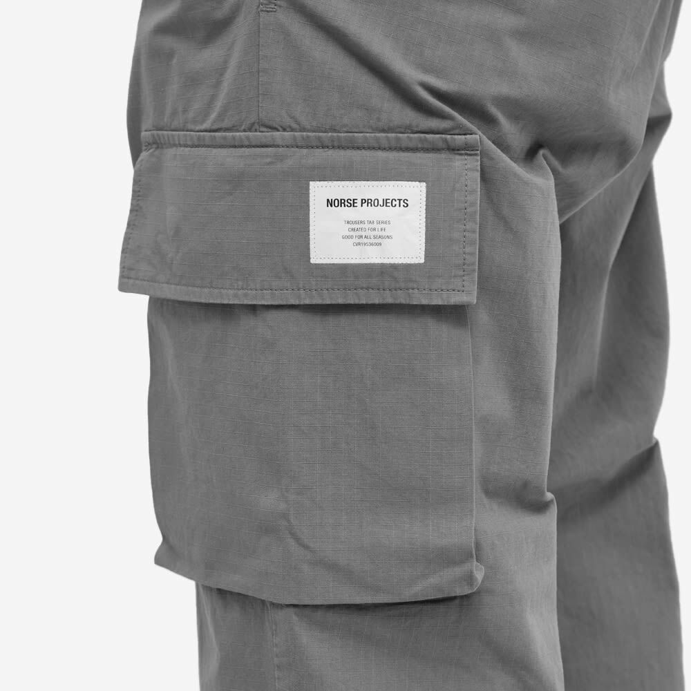 Norse Projects Men's Lukas Ripstop Tab Series Cargo Pant in Magnet Grey ...