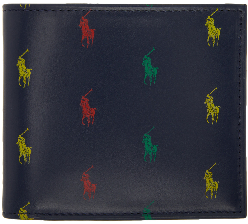Photo: Polo Ralph Lauren Navy Leather Pony Wallet