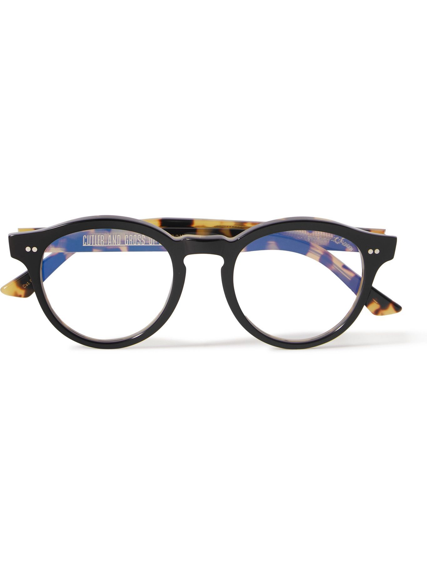 Cutler And Gross 1378 Round Frame Acetate Blue Light Blocking Optical Glasses Cutler And Gross