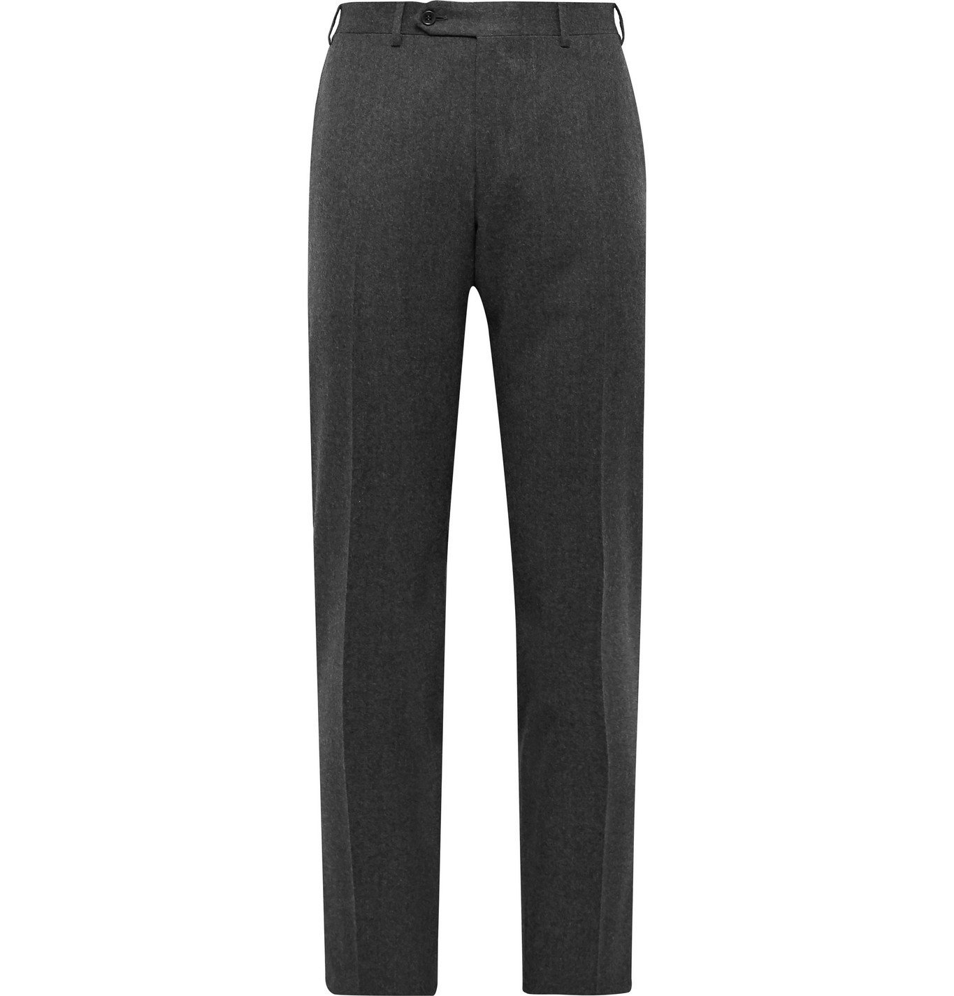 Canali - Super 120s Wool-Flannel Trousers - Gray Canali