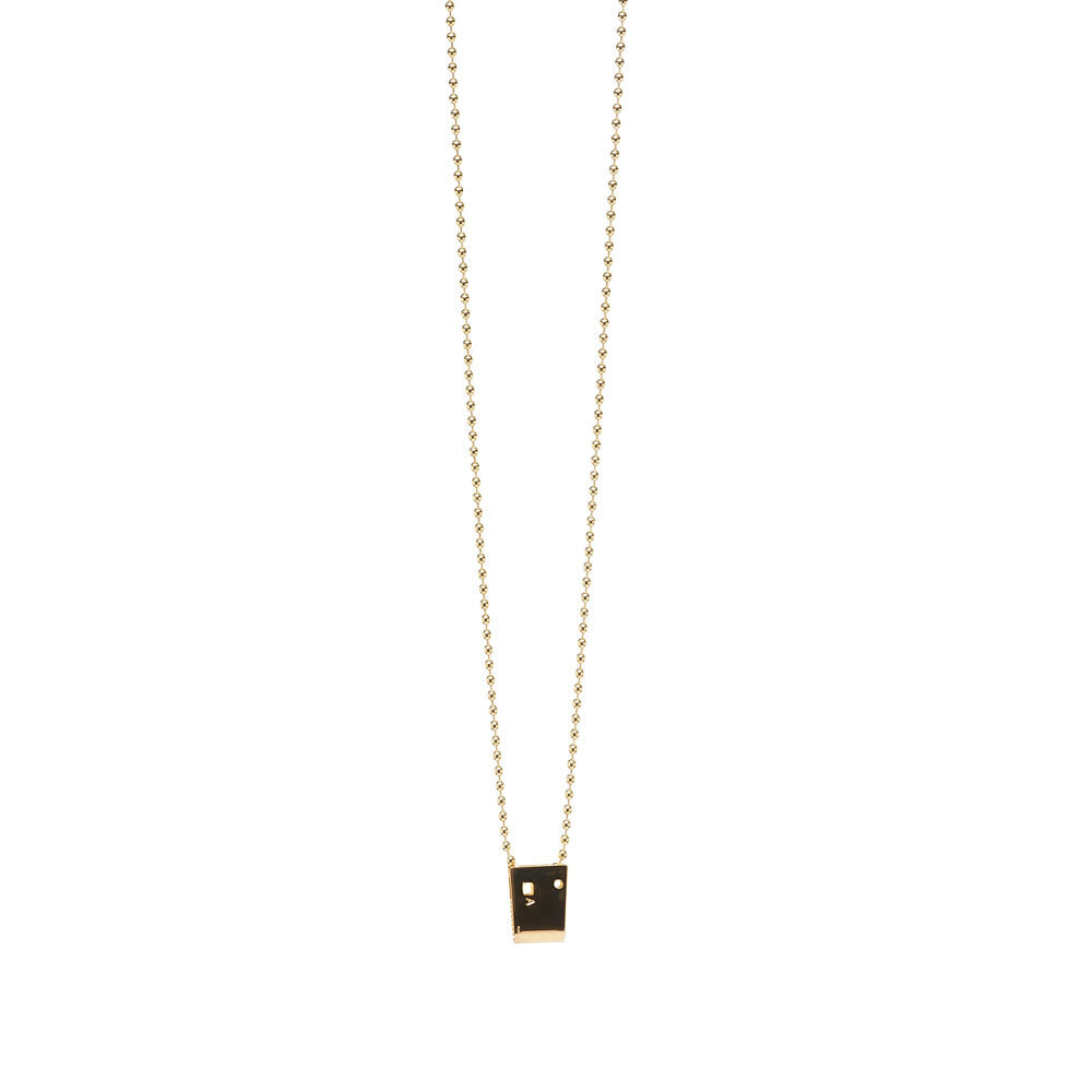 Photo: 1017 ALYX 9SM Men's New Lightercap Necklace in Gold Shiny