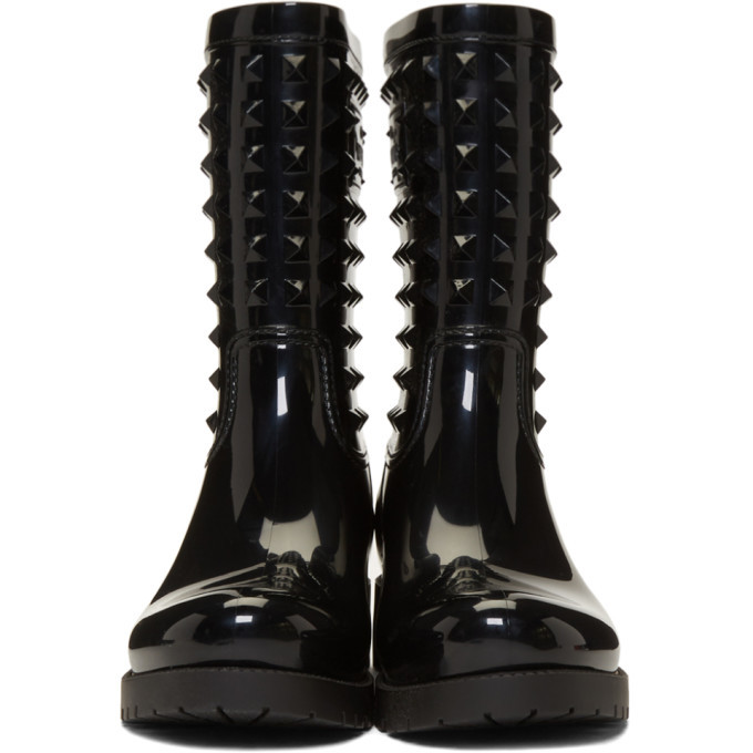 valentino studded wellies