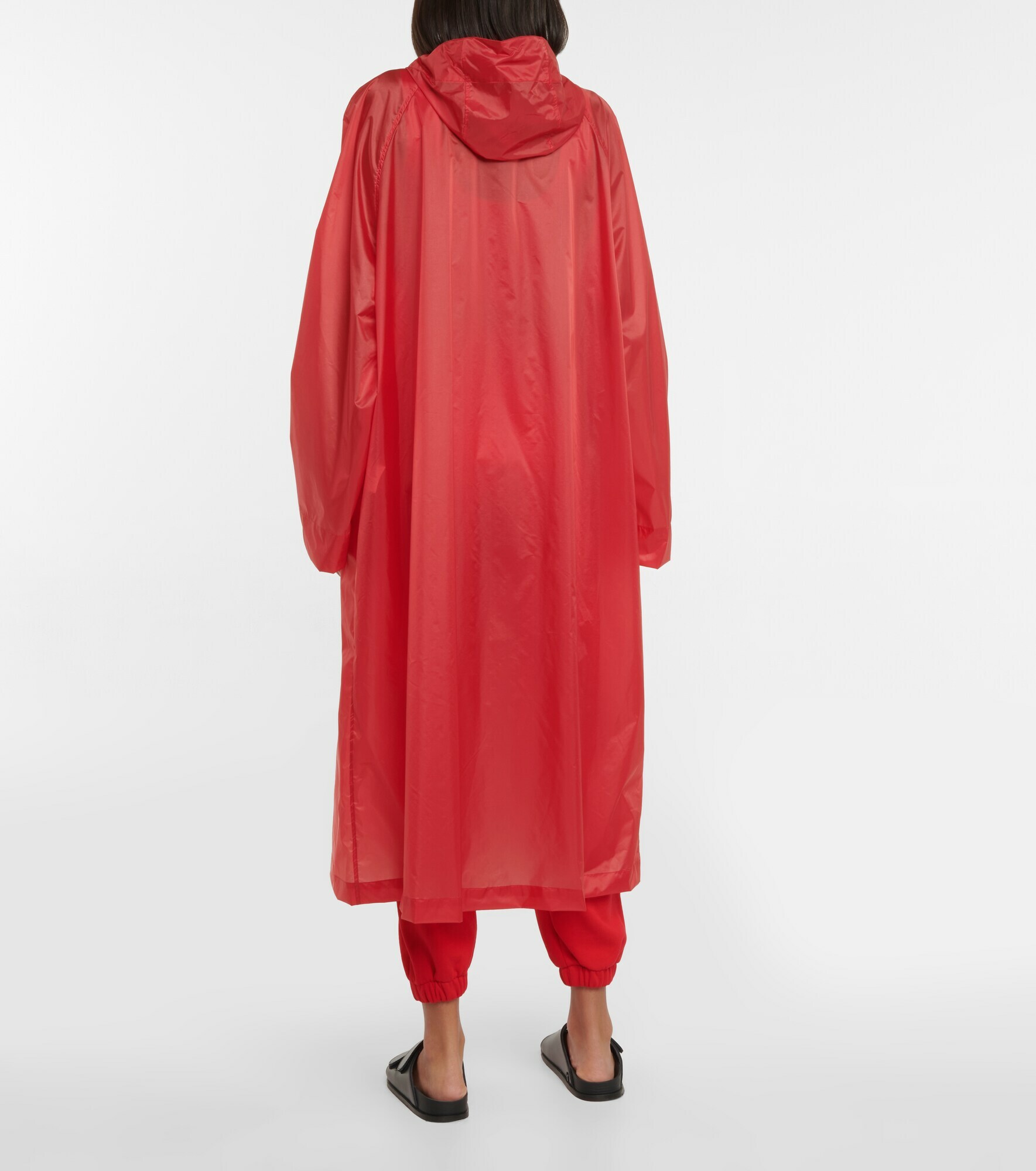 Wardrobe.NYC Hooded raincoat WARDROBE.NYC