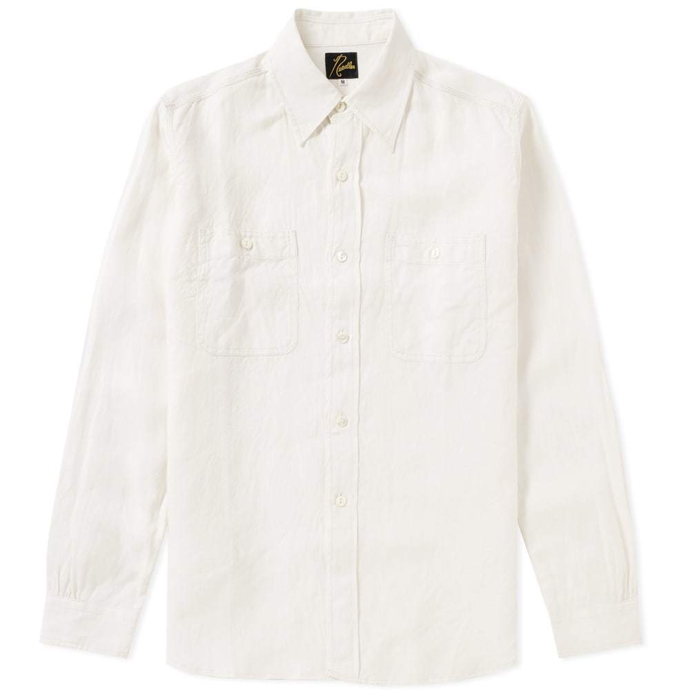 Needles Elbow Patch Work Shirt Neutrals Needle