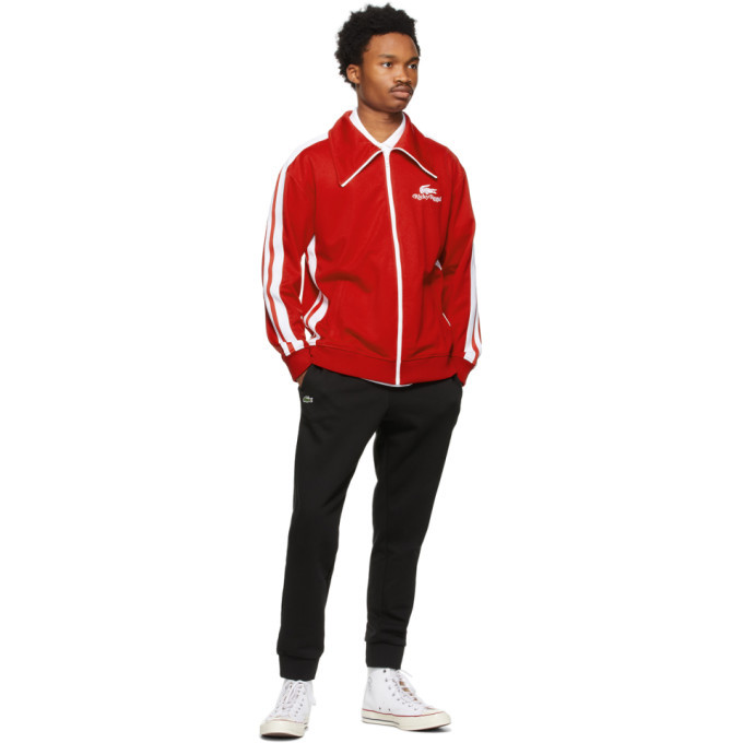 lacoste red track jacket