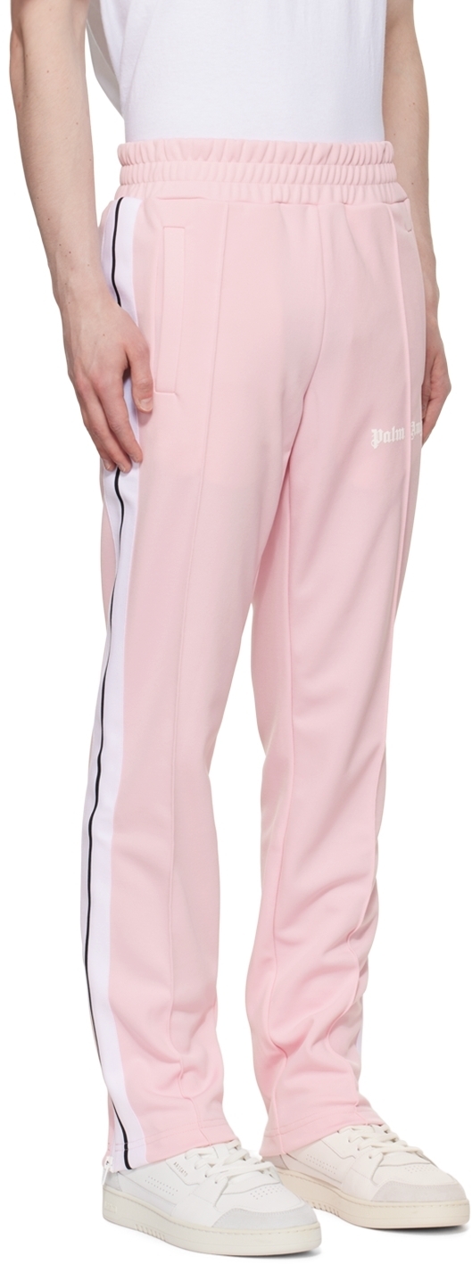 Palm Angels Pink Logo Lounge Pants Palm 