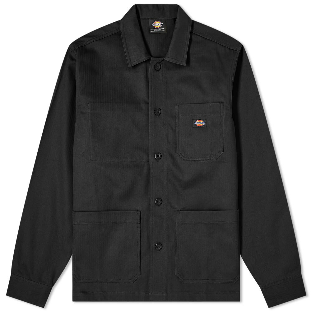 Dickies Men's Funkley Overshirt in Black Dickies Construct