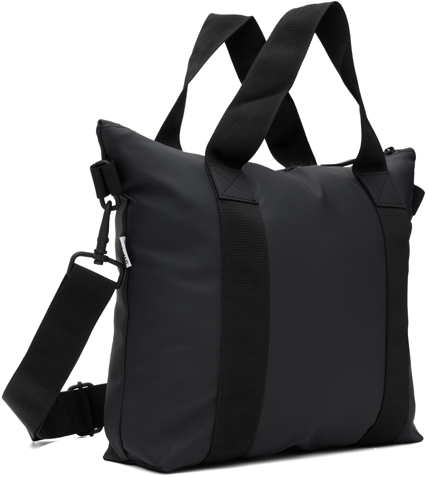 RAINS Black Mini Tote Rains