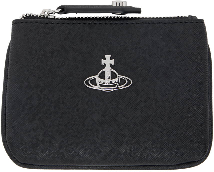 Vivienne Westwood Black Zip Coin Purse Vivienne Westwood