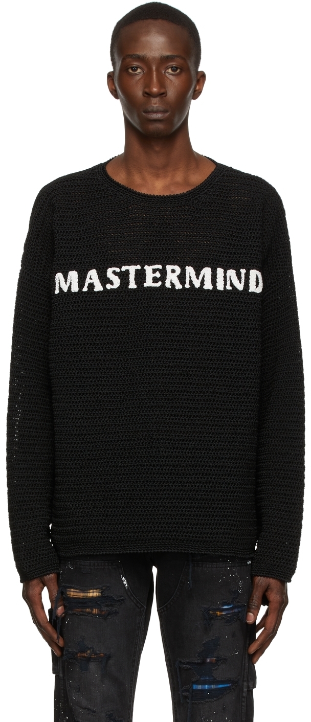 Black Polyester Sweater MASTERMIND WORLD