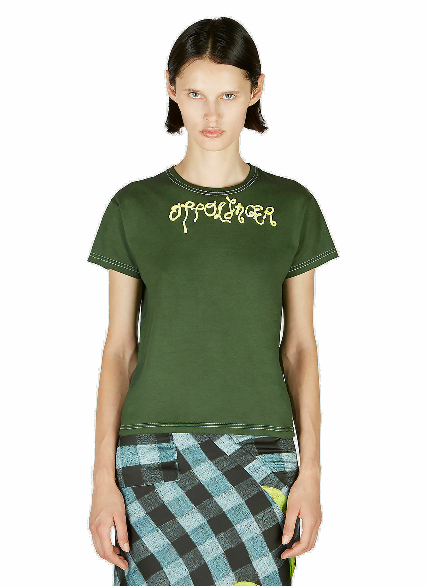 Ottolinger - Logo T-Shirt in Green Ottolinger