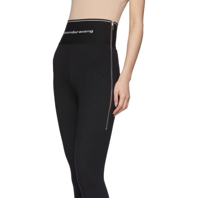 Alexander Wang Black Exposed Zipper 