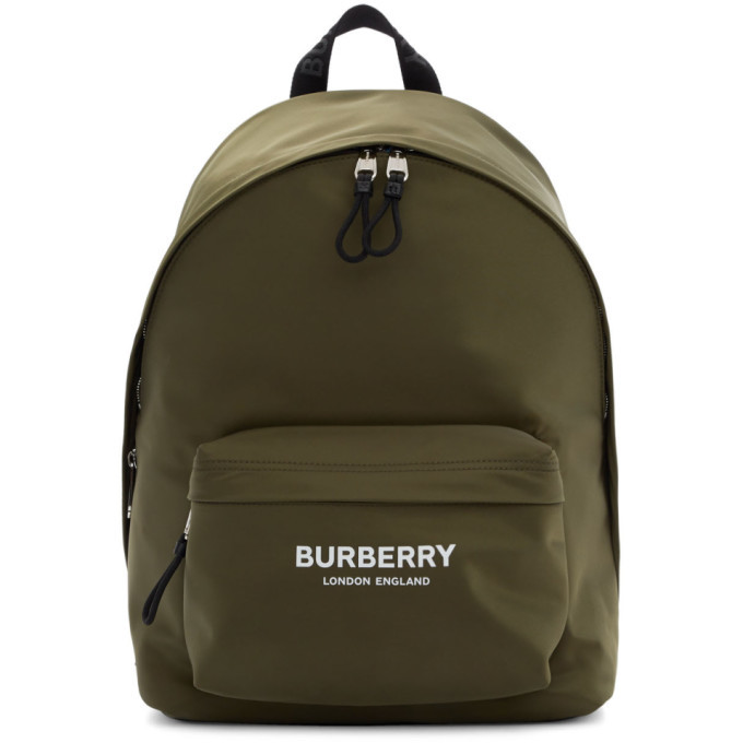 burberry green backpack