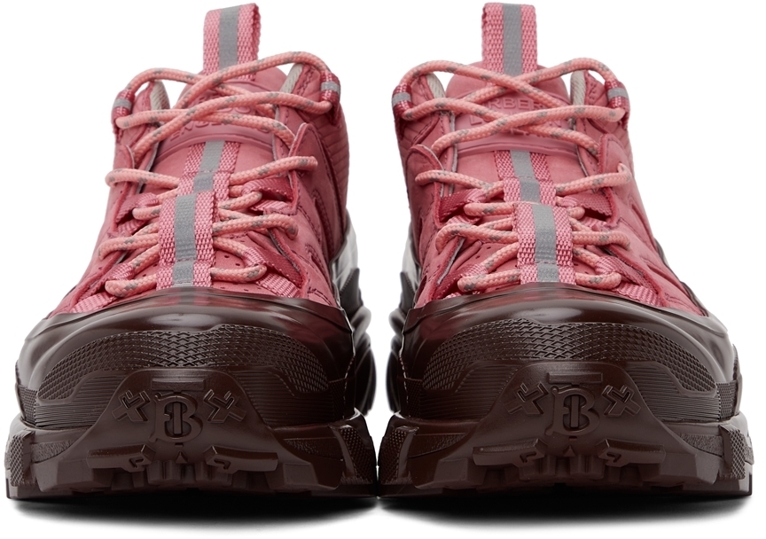 Burberry SSENSE Exclusive Pink Arthur Sneakers Burberry