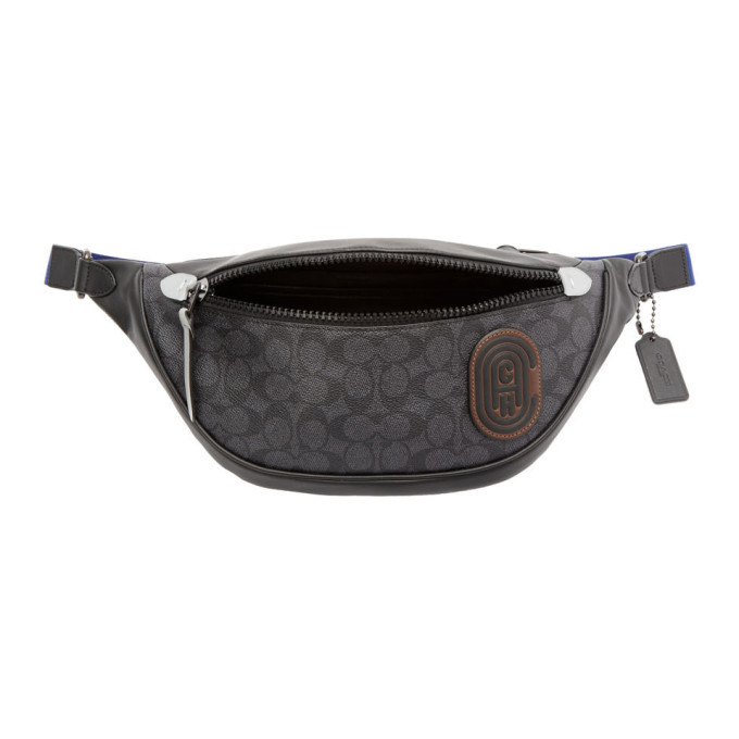 coach rivington belt bag black