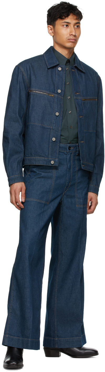 Lemaire Blue Denim Trucker Jacket Lemaire