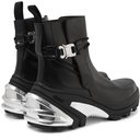 1017 ALYX 9SM - Leather and Silver-Tone Chelsea Boots - Black
